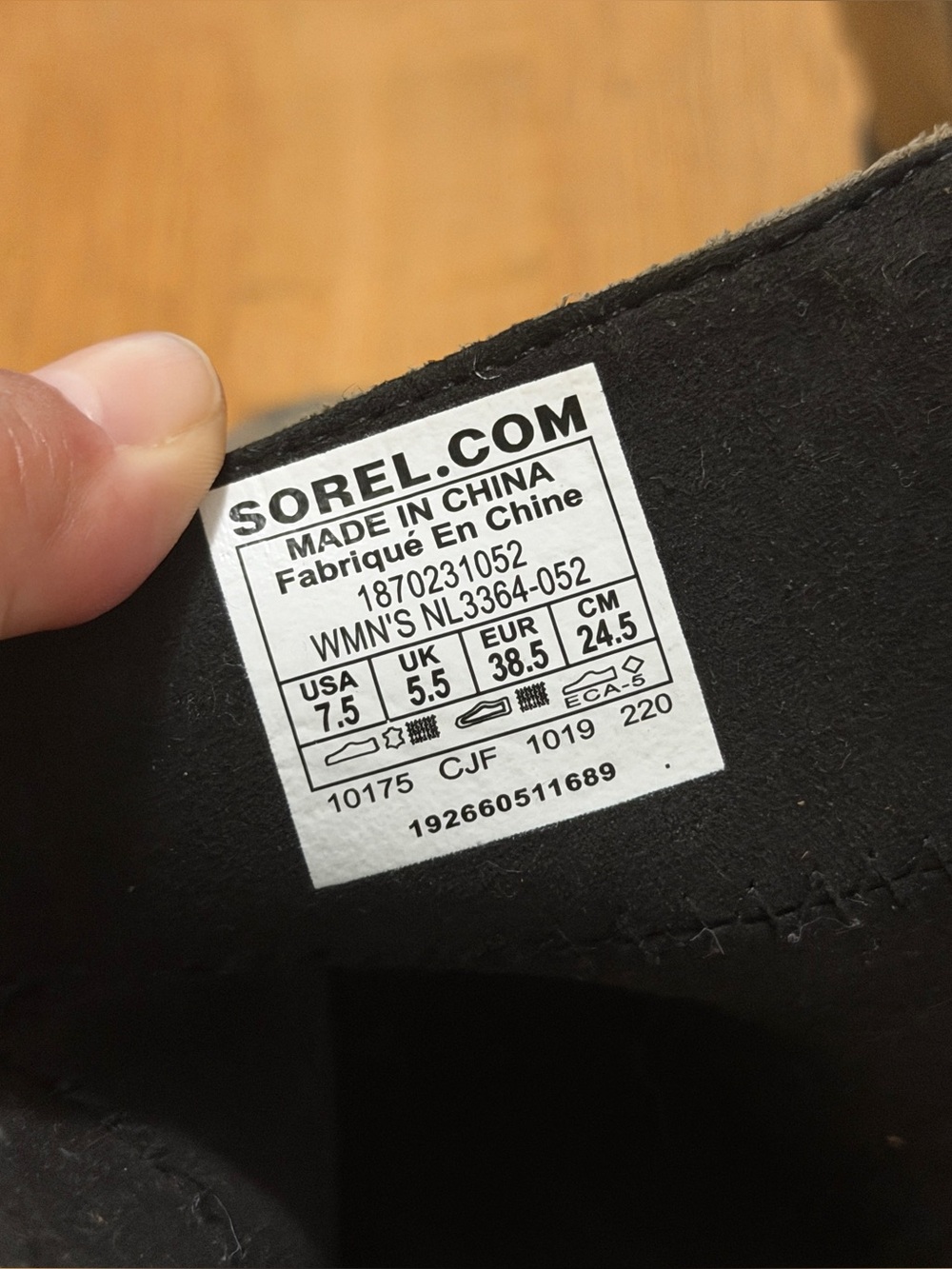 Sorel 7.5 Gray Leather Joan Wedge Zip Ankle Bootie Boots - Picture 8 of 10